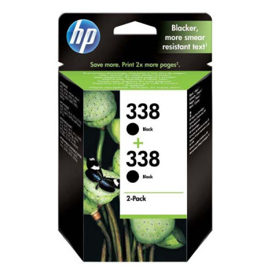 Originální inkoust HP CB331EE (338), černý, 2 × 11 ml, 2-pack