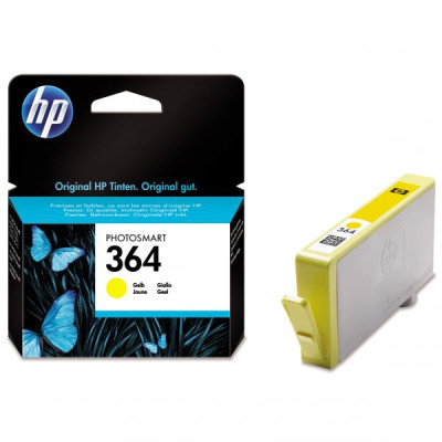 Originální inkoust HP CB320EE (364), žlutý, 3 ml