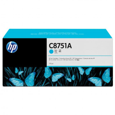 Originální inkoust HP C8751A, azurový, 775 ml