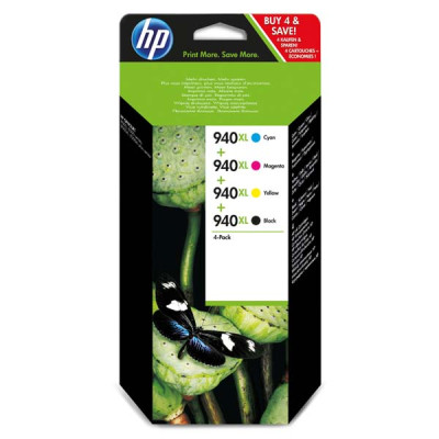 Originální inkoust HP C2N93AE (940XL), CMYK, 2200/1400 stran, 4-pack