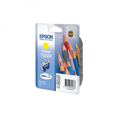 Originální inkoust Epson T0324 (C13T032440), žlutý, 420 stran (16 ml)