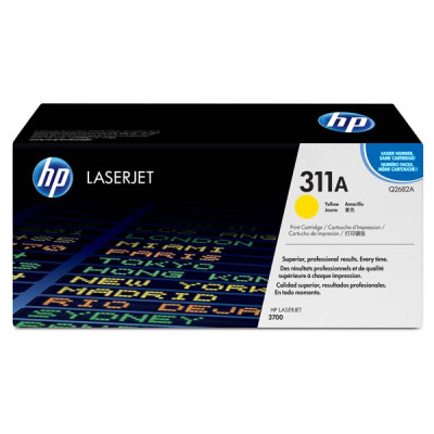 Originální toner HP Q2682A (311A), žlutý, 6000 stran