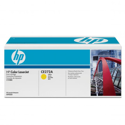 Originální toner HP CE272A (650A), žlutý, 15000 stran