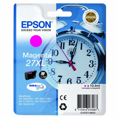 Originální inkoust Epson T2713XL (C13T27134010), purpurový, 10,4 ml