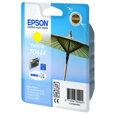 Originální inkoust Epson T0444 (C13T044440), žlutý, 420 stran (13 ml)