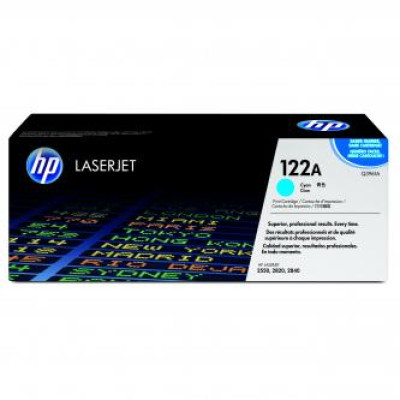 Originální toner HP Q3961A (122A), azurový, 4000 stran