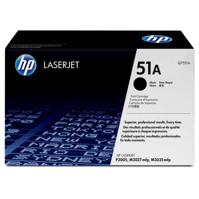 Originální toner HP Q7551A (51A), černý, 6500 stran