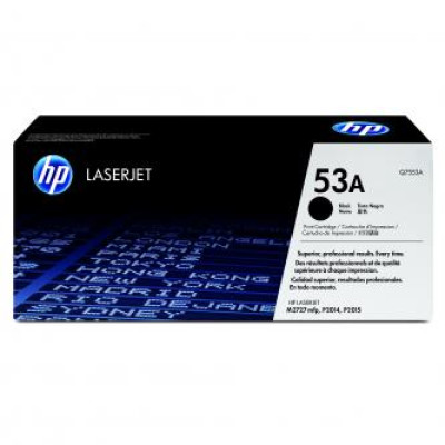 Originální toner HP Q7553A (53A), černý, 3000 stran