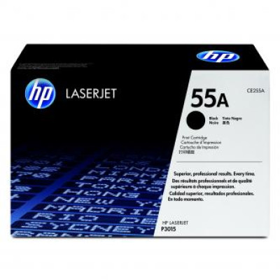 Originální toner HP CE255A (55A), černý, 6000 stran