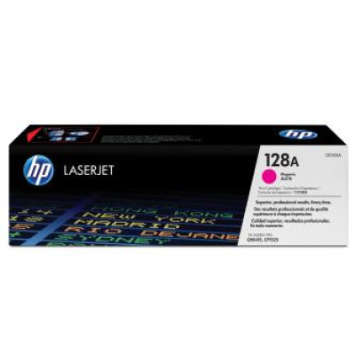 Originální toner HP CE323A (128A), purpurový, 1300 stran