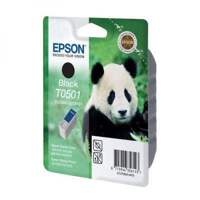 Originální inkoust Epson T0501 (C13T05014010), černý, 540 stran (15 ml)