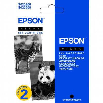 Originální inkoust Epson T050142 (C13T050142), černý, 2 × 15 ml, 2-pack