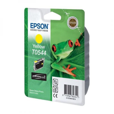 Originální inkoust Epson T0544 (C13T054440), žlutý, 400 stran (13 ml)