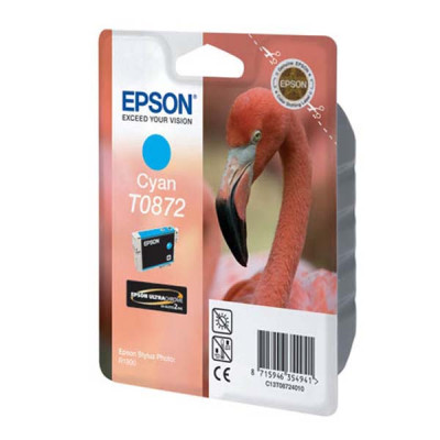 Originální inkoust Epson T0872 (C13T08724010), azurový, 11,4 ml