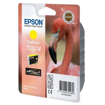 Originální inkoust Epson T0874 (C13T08744010), žlutý, 11,4 ml