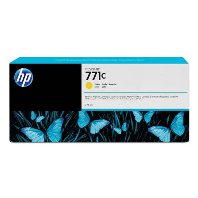 Originální inkoust HP B6Y10A (771C), žlutý, 775 ml