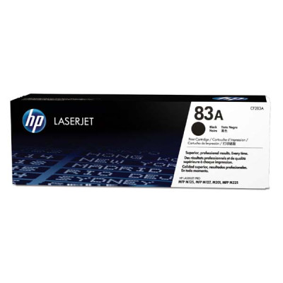 Originální toner HP CF283A (83A), černý, 1500 stran