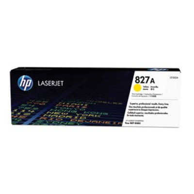 Originální toner HP CF302A (827A), žlutý, 32000 stran