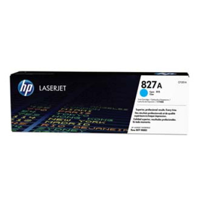 Originální toner HP CF301A (827A), azurový, 32000 stran