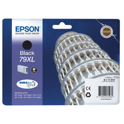 Originální inkoust Epson T7901XL (C13T79014010), černý, 2600 stran (42 ml)