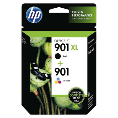 Originální inkoust HP SD519AE (901), černý/barevný, 700 + 360 stran, 2-pack