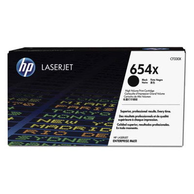 Originální toner HP CF330X (654X), černý, 20500 stran