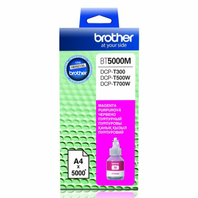 Originální inkoust Brother BT-5000M, purpurový, 5000 stran (41,8 ml)