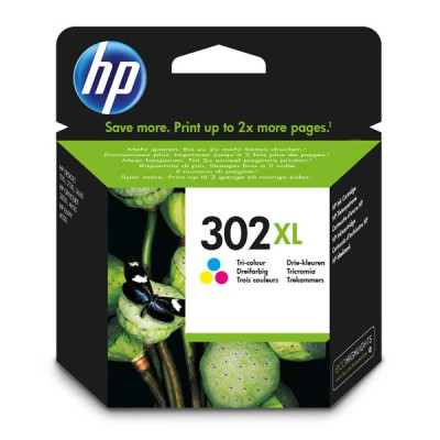 Originální inkoust HP F6U67AE (302XL), barevný, 330 stran (8 ml)