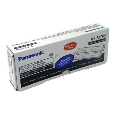 Originální toner Panasonic KX-FA79X, černý, 2 × 2000 stran, 2-pack