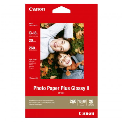 Canon Photo Paper Plus Glossy, foto papír, lesklý, bílý, 13x18cm, 5x7