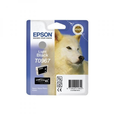 Originální inkoust Epson T0967 (C13T09674010), světle černý, 13 ml