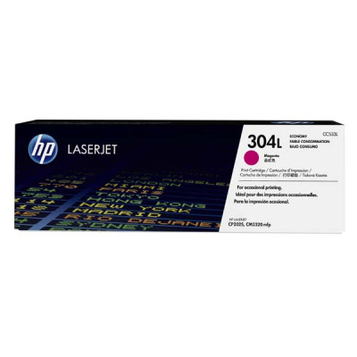 Originální toner HP CC533L (304L), purpurový, 1400 stran