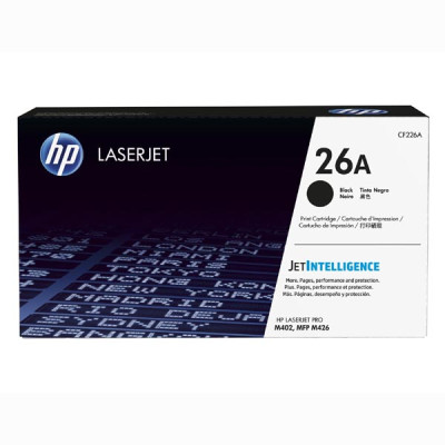 Originální toner HP CF226A (26A), černý, 3100 stran