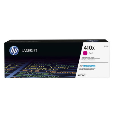 Originální toner HP CF413X (410X), purpurový, 5000 stran