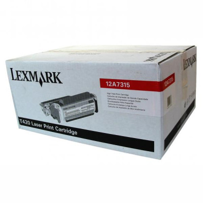 Originální toner Lexmark 12A7315, černý, 10000 stran