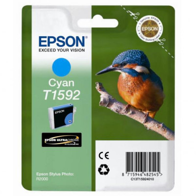 Originální inkoust Epson T1592 (C13T15924010), azurový, 17 ml