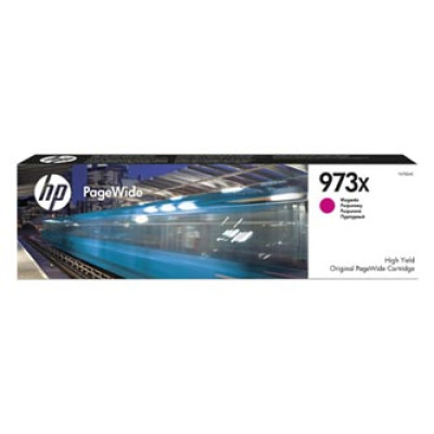 Originální inkoust HP F6T82AE (973X), purpurový, 7000 stran (82 ml)