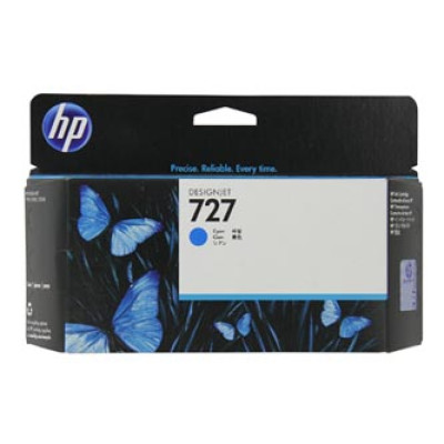 Originální inkoust HP F9J76A (727), azurový, 300 ml