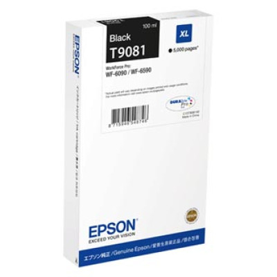 Originální inkoust Epson T9081XL (C13T90814N), černý, 100 ml