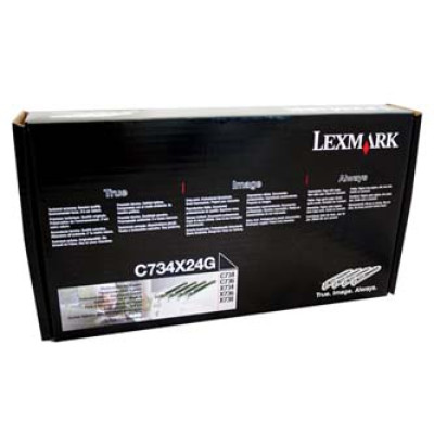 Originální válec Lexmark C734X24G, CMYK, 4 × 20000 stran, 4-pack