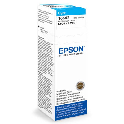 Originální inkoust Epson T6642 (C13T66424A), azurový, 70 ml