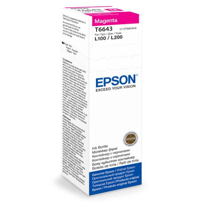 Originální inkoust Epson T6643 (C13T66434A), purpurový, 70 ml