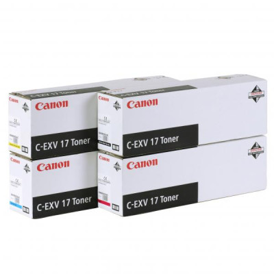 Originální toner Canon C-EXV17Y (0259B002), žlutý, 36000 stran