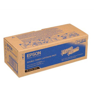 Originální toner Epson C13S050631, černý, 2 × 3000 stran, 2-pack